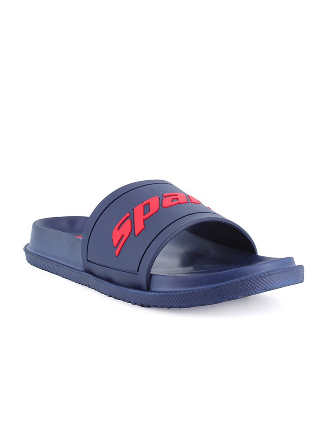 

Sparx Men Printed Sliders, Navy blue