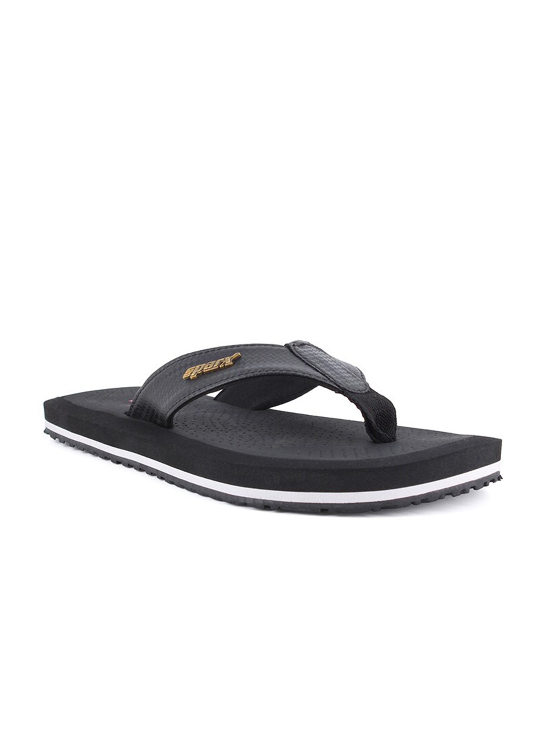 

Sparx Men Textured Thong Flip-Flops, Black