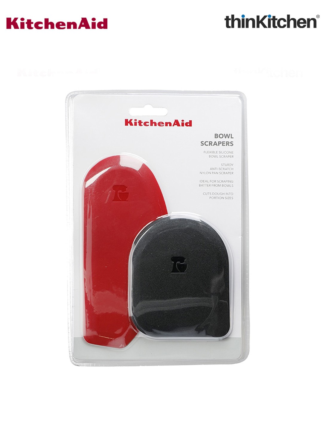 

KitchenAID Red Silicone Pot Scraper & Bowl Scraper