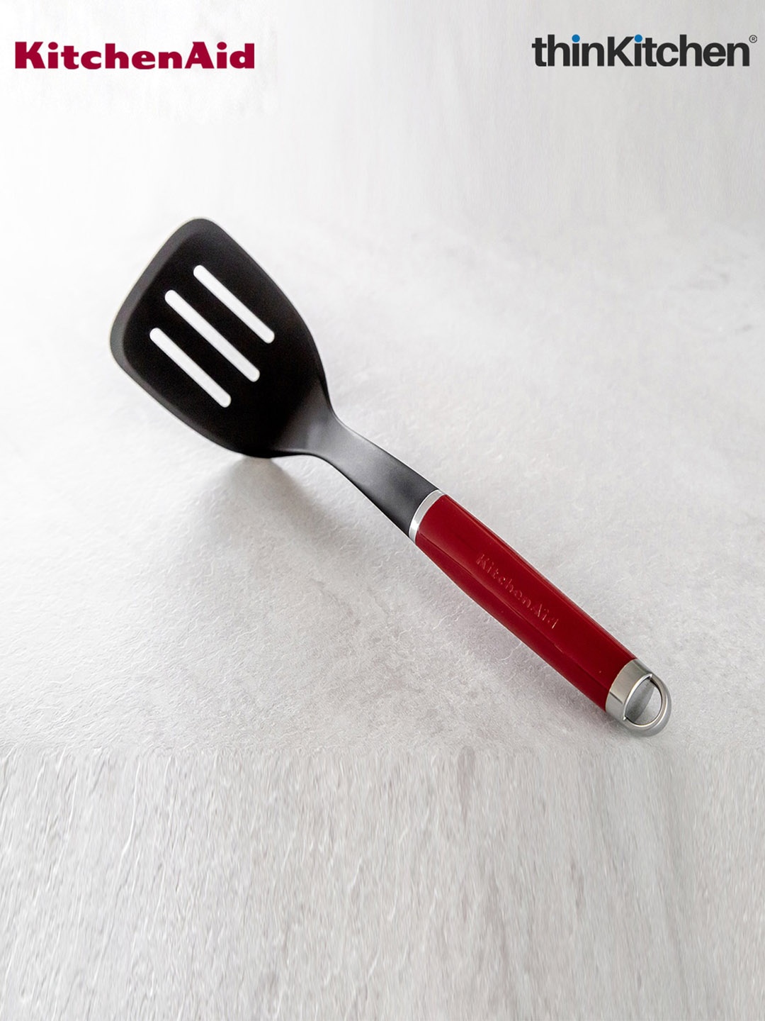 

KitchenAID Black & Red Heat Resistant Slotted Turner