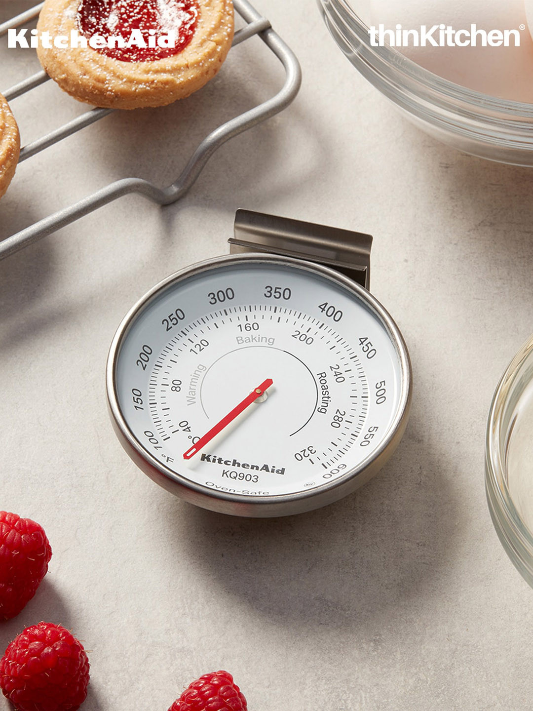 

KitchenAID Black Oven Temperature Gauge