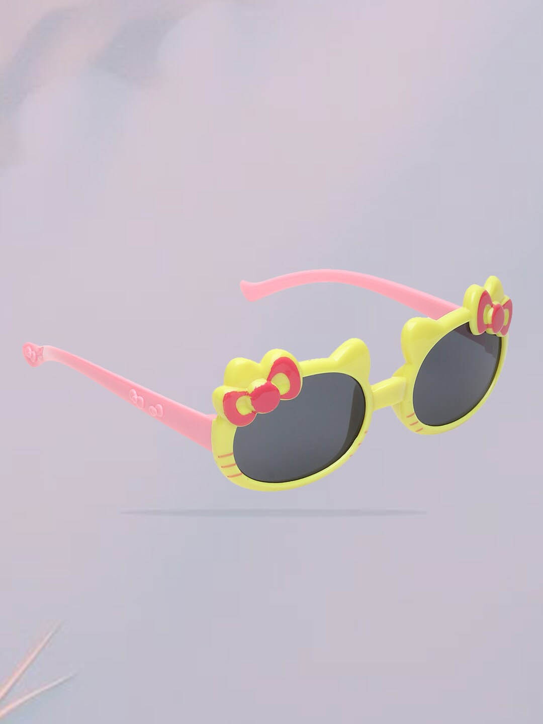 

FROGGY Kids Oval Sunglasses With UV Protected Lens FG-2024-YL, Grey