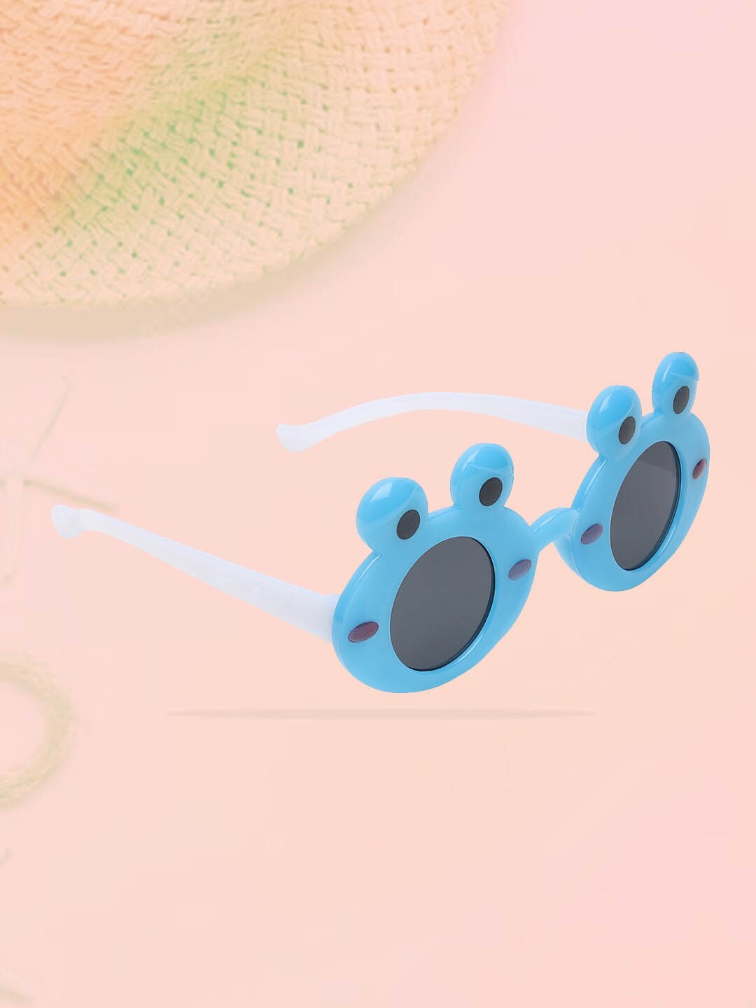 

FROGGY Kids Oval Sunglasses With UV Protected Lens FG-2023-BL, Grey