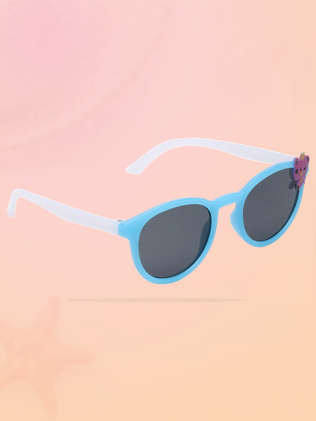 

FROGGY Kids Round Sunglasses With UV Protected Lens FG-284-BL, Grey