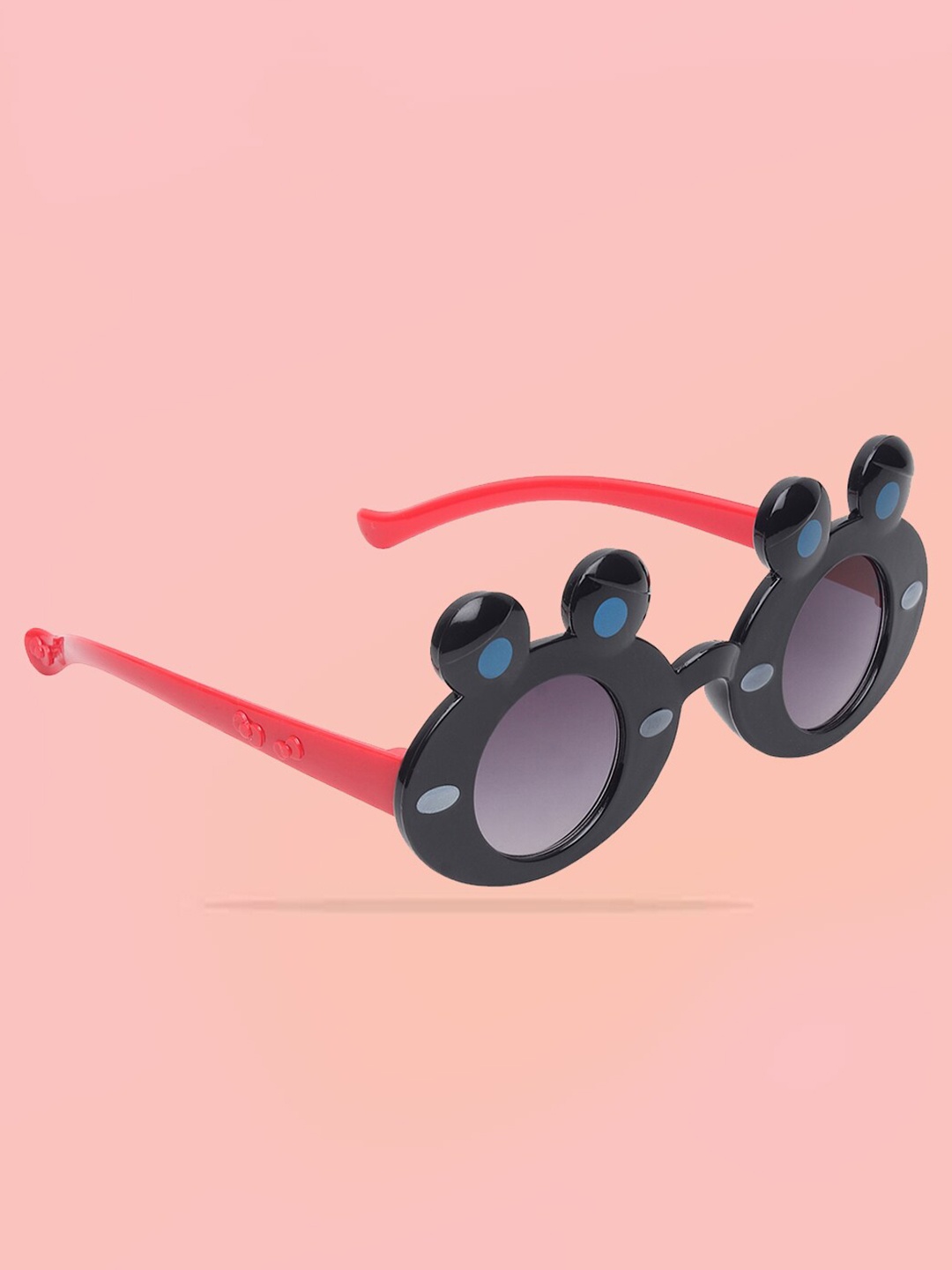 

FROGGY Kids Oval Sunglasses With UV Protected Lens FG-2023-BK, Black