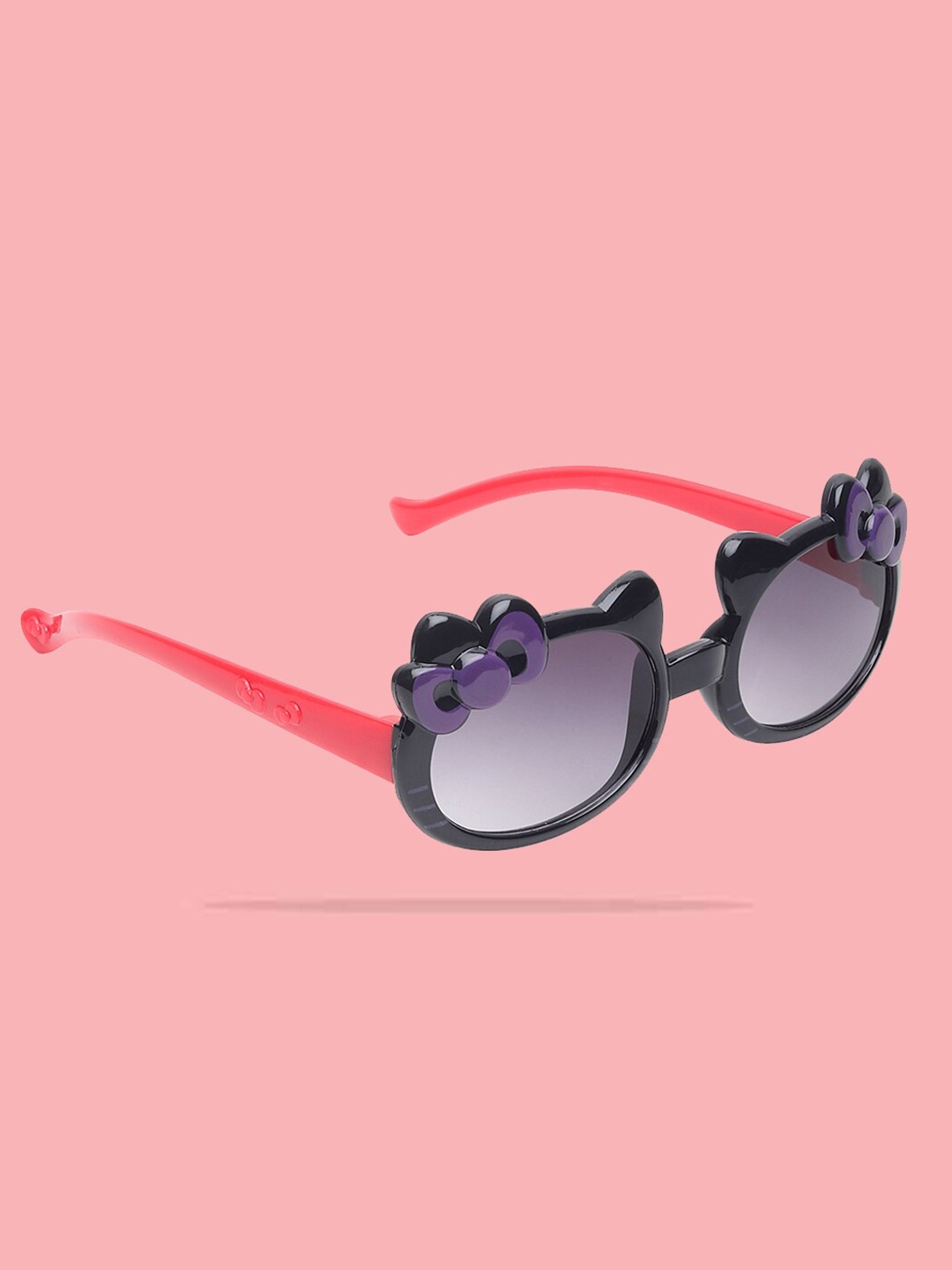

FROGGY Kids Lens & Oval Sunglasses With UV Protected Lens, Black