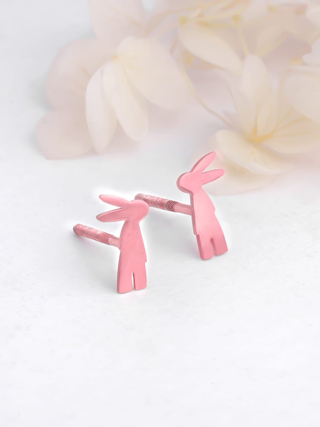 

GIVA 925 Sterling Silver Rose Gold-Plated Contemporary Studs Earrings
