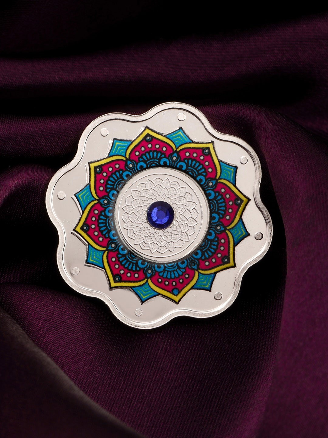 

GIVA 999 Sterling Silver Rakshabandhan Silver Coin