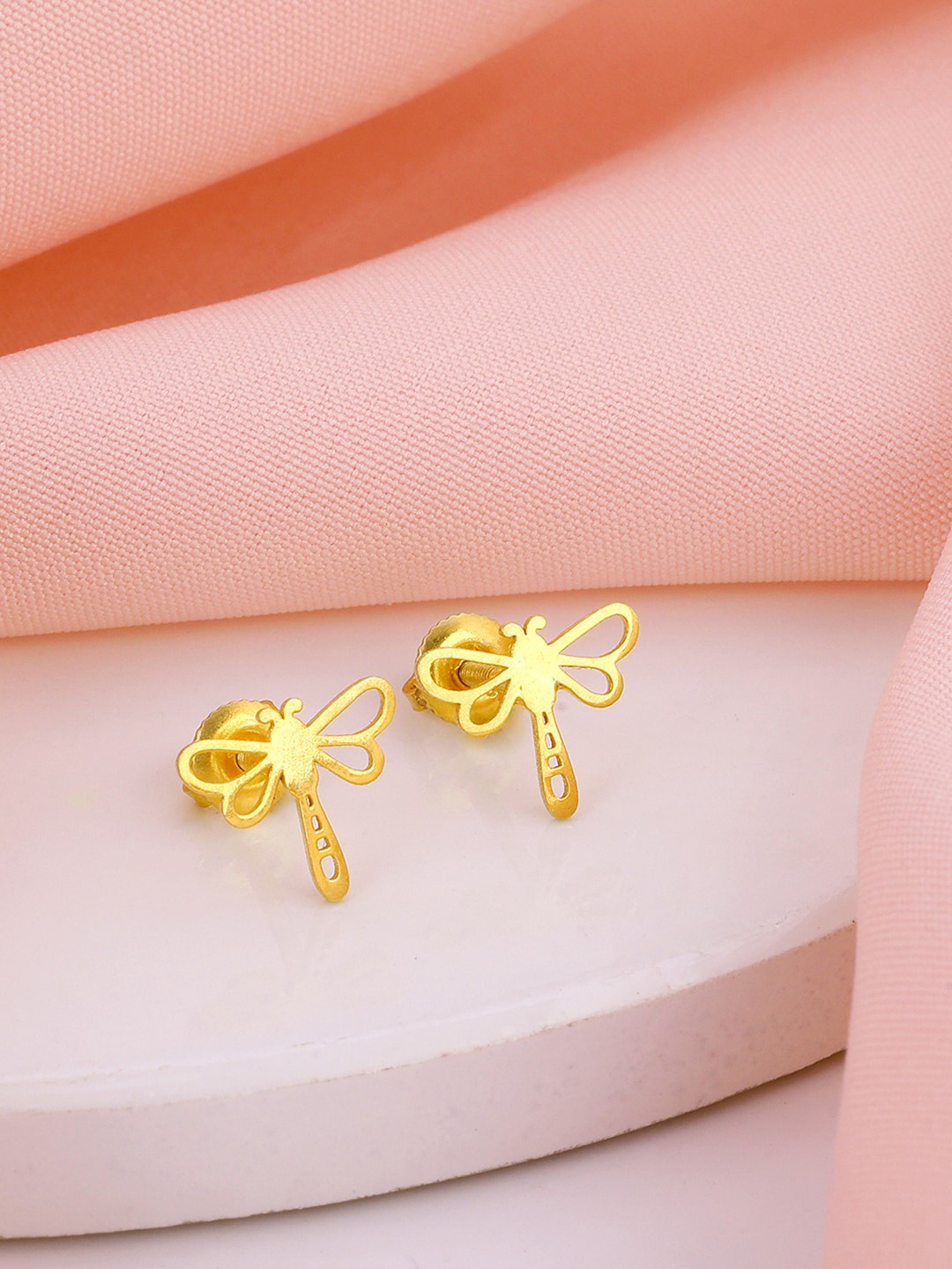 

GIVA 925 Sterling Silver Gold-Plated Contemporary Studs Earrings