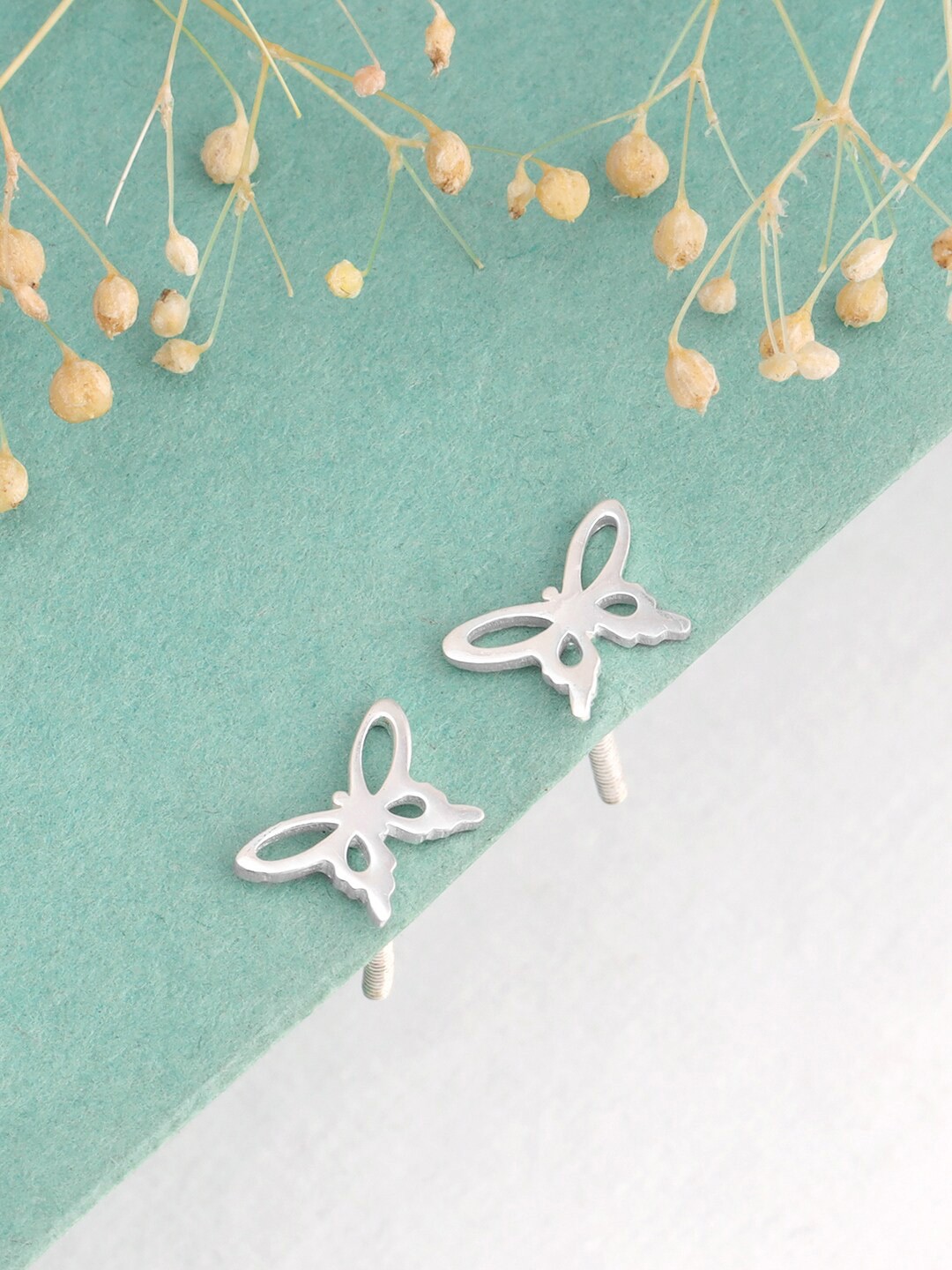 

GIVA 925 Sterling Silver Rhodium-Plated Contemporary Studs Earrings