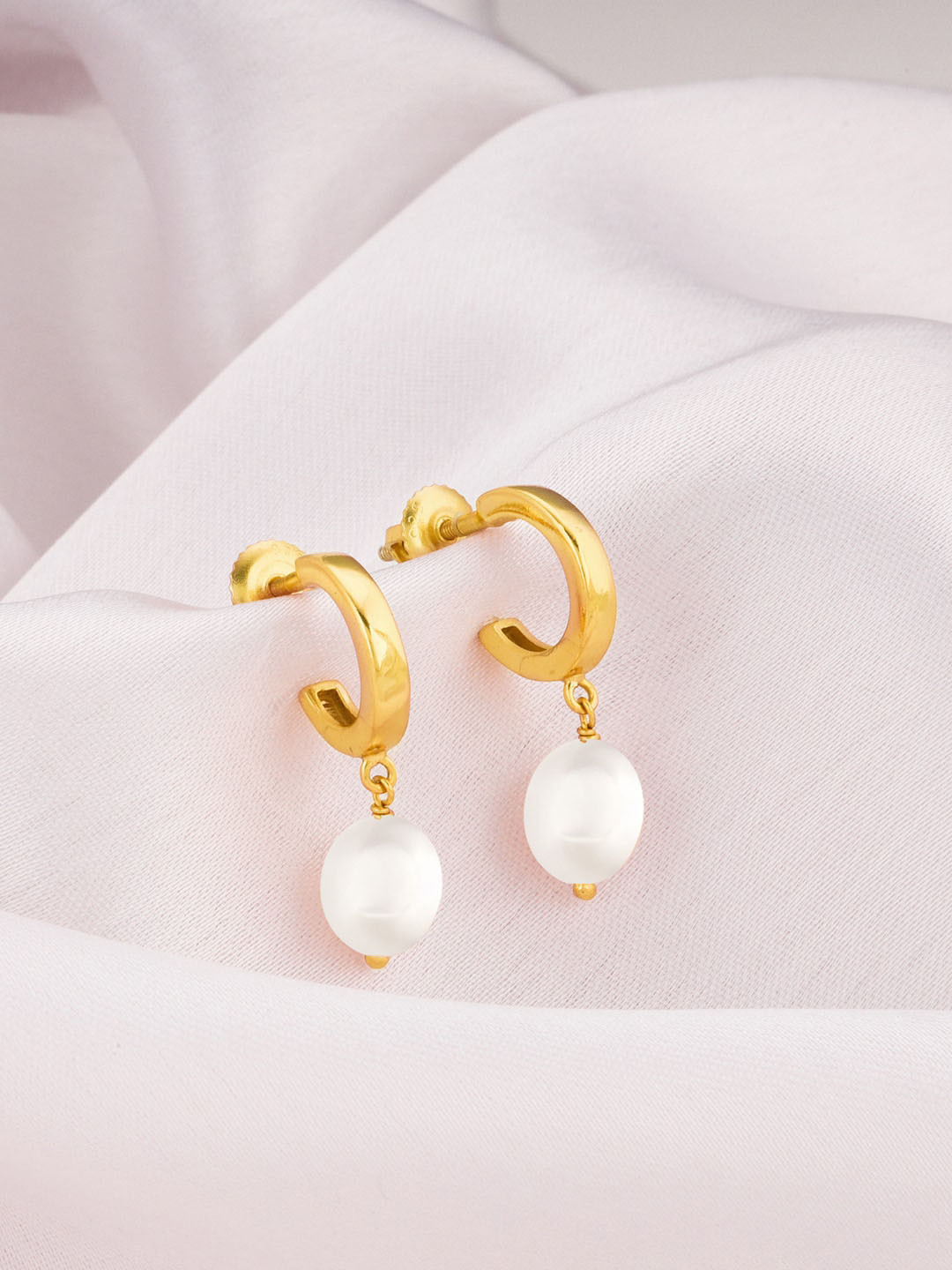 

GIVA 925 Sterling Silver Gold-Plated Contemporary Drop Earrings