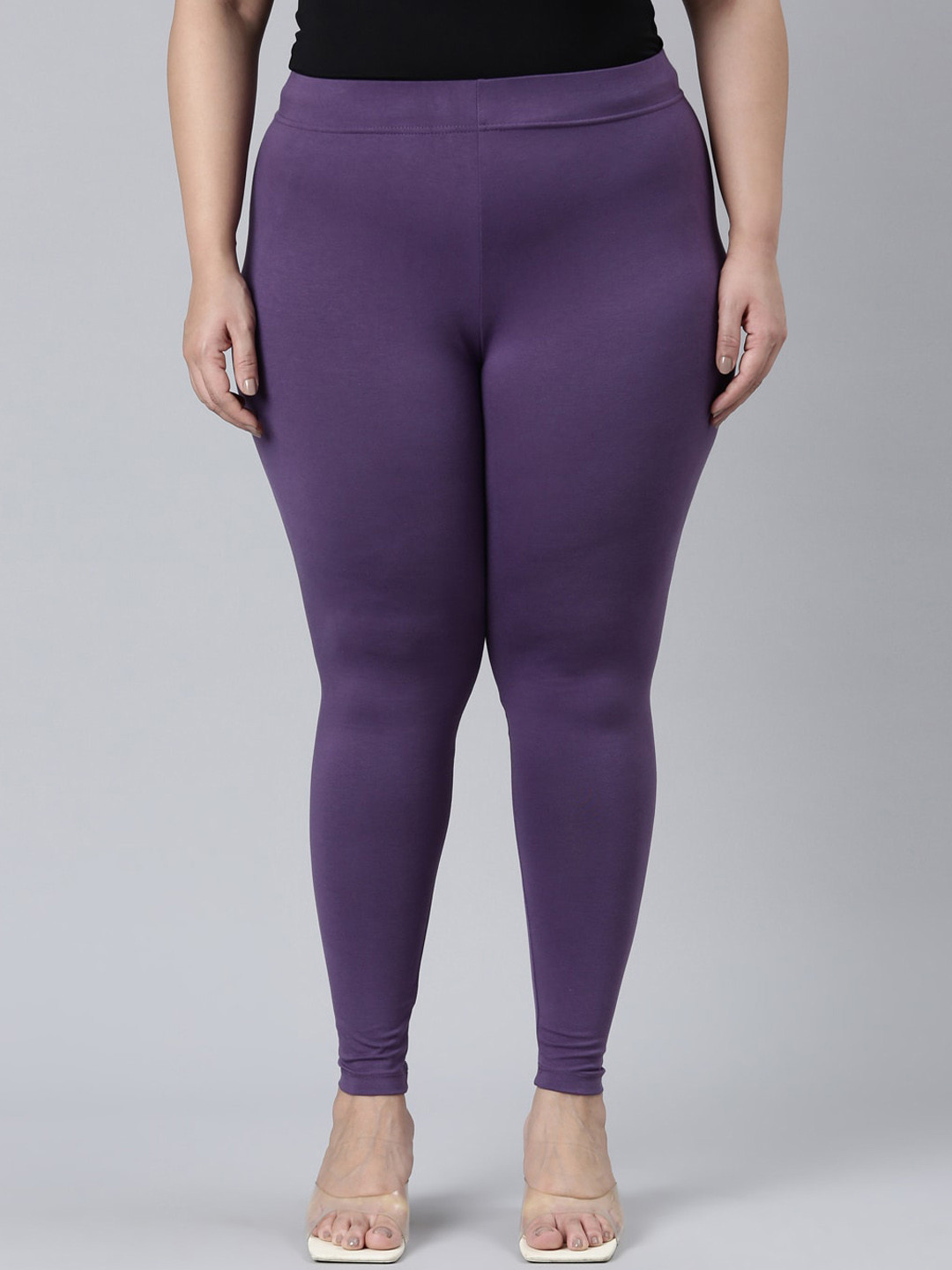 

Go Colors Ankle-Length Leggings, Purple