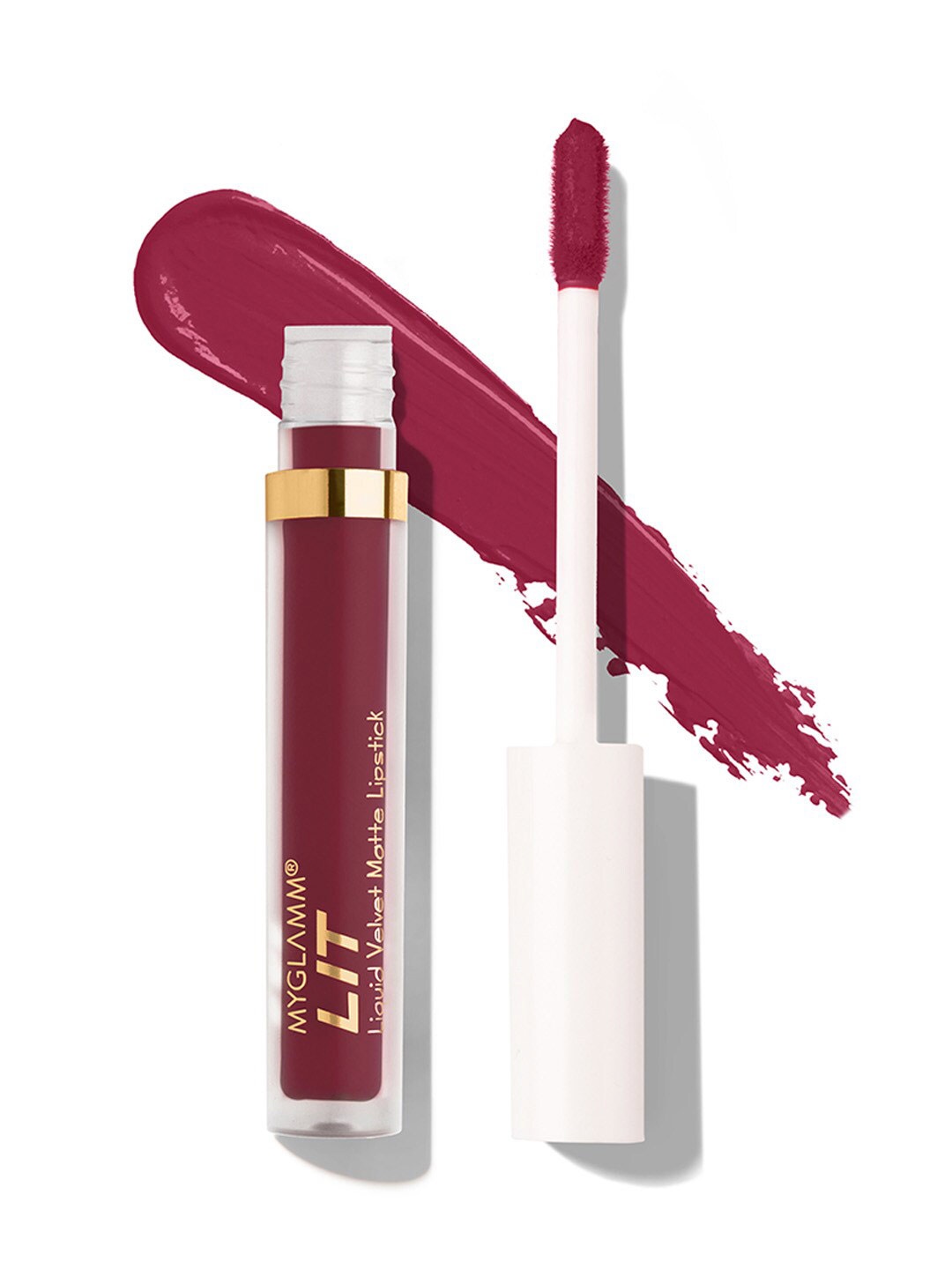 

MyGlamm Long-Lasting & Smudge-Proof LIT Liquid Velvet Matte Lipstick 1.6ml - Juice, Pink