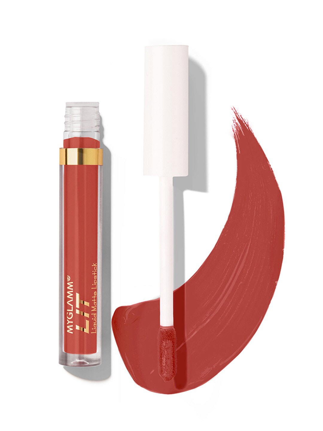 

MyGlamm Long-Lasting & Smudge-Proof LIT Liquid Matte Lipstick 1.6ml - Like A G6, Peach