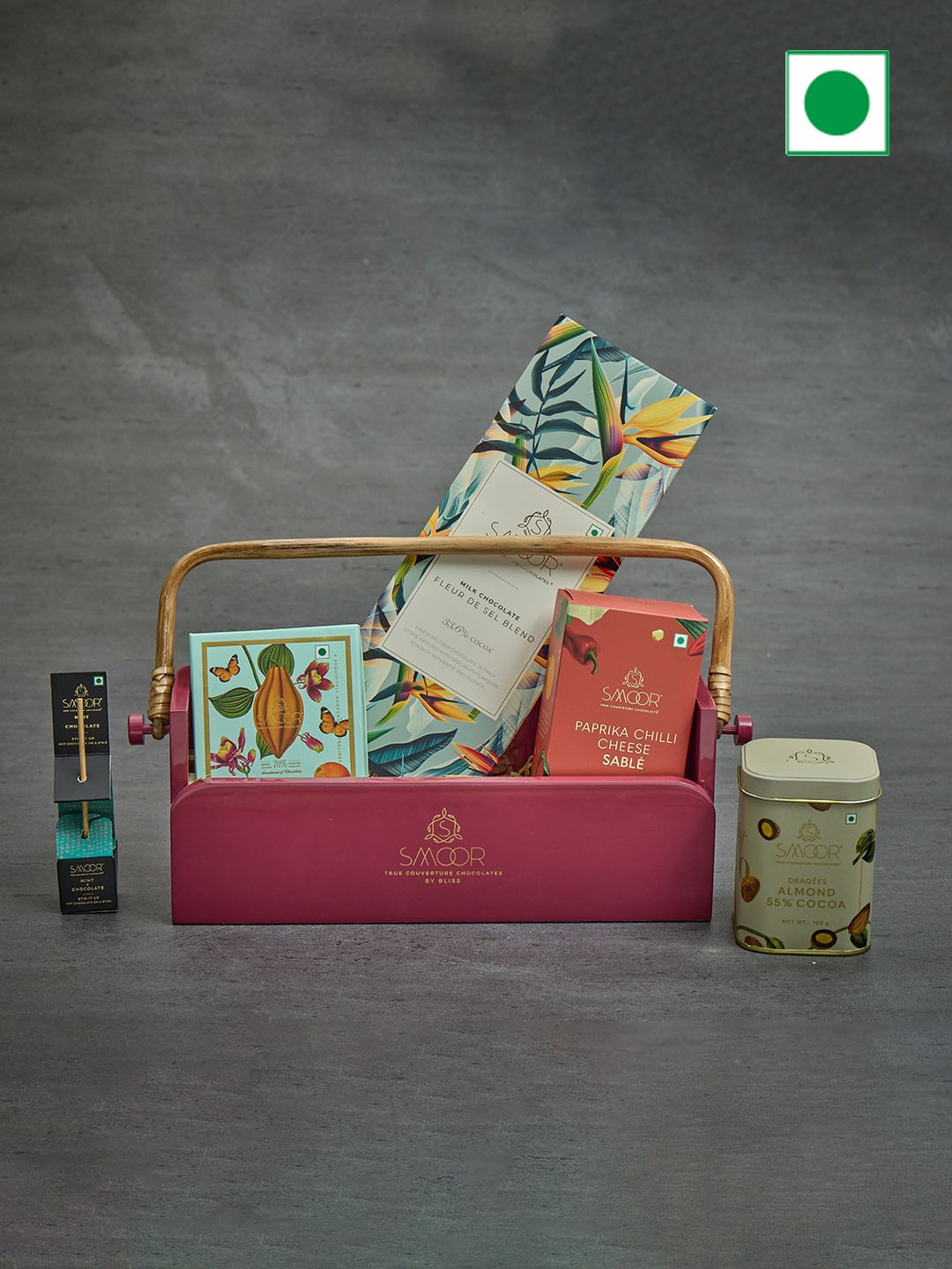 SMOOR Exotica Hamper, Black