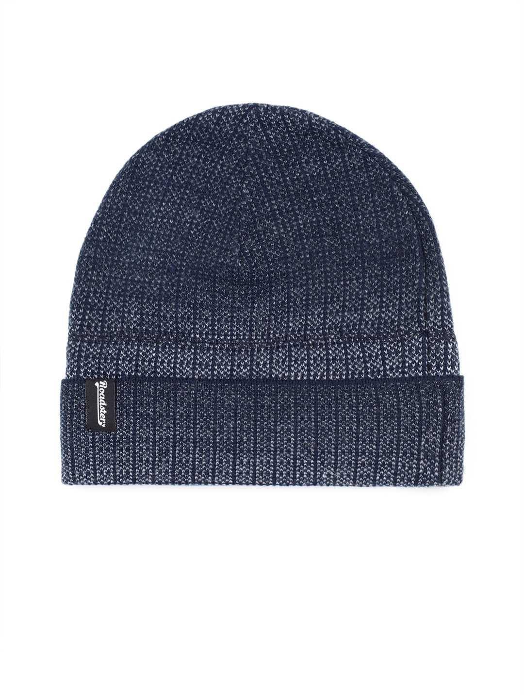 

Roadster Unisex Self Design Beanie, Navy blue