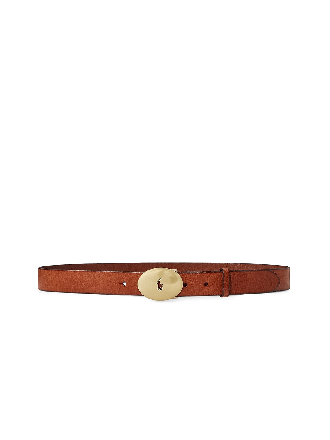 

Polo Ralph Lauren Women Textured Leather Belt, Brown