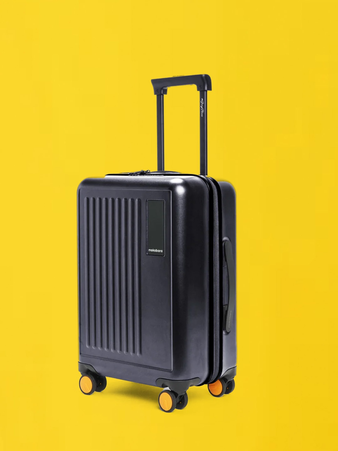 MOKOBARA Hard Sided Large Transit Trolley Bag, Black