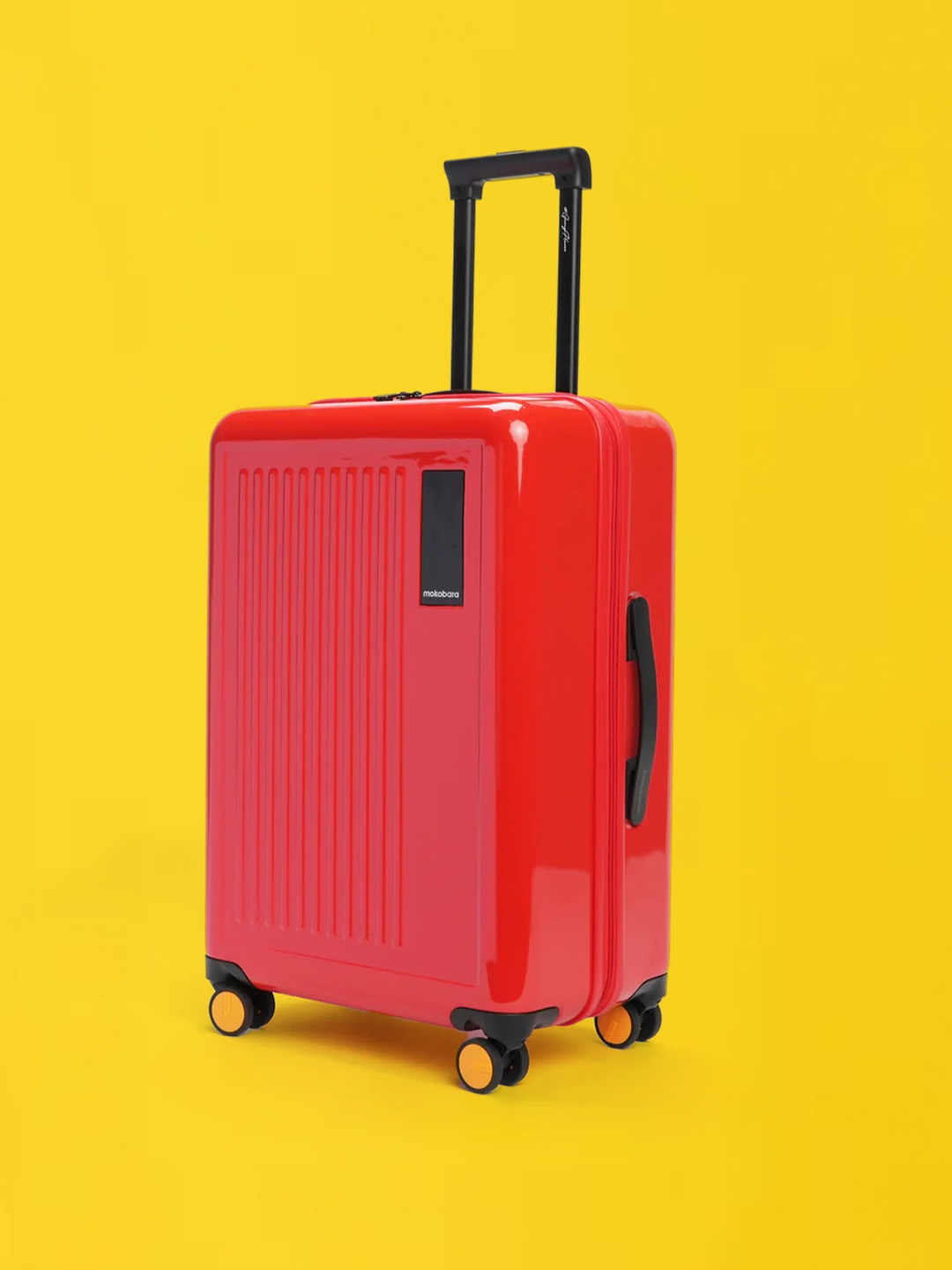 

MOKOBARA Hard Sided The Transit Check-in Large Trolley Bag, Red