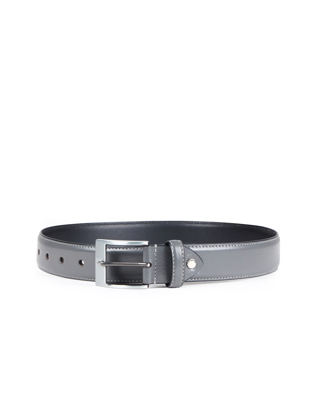 

Bonjour Men Leather Formal Belt, Grey