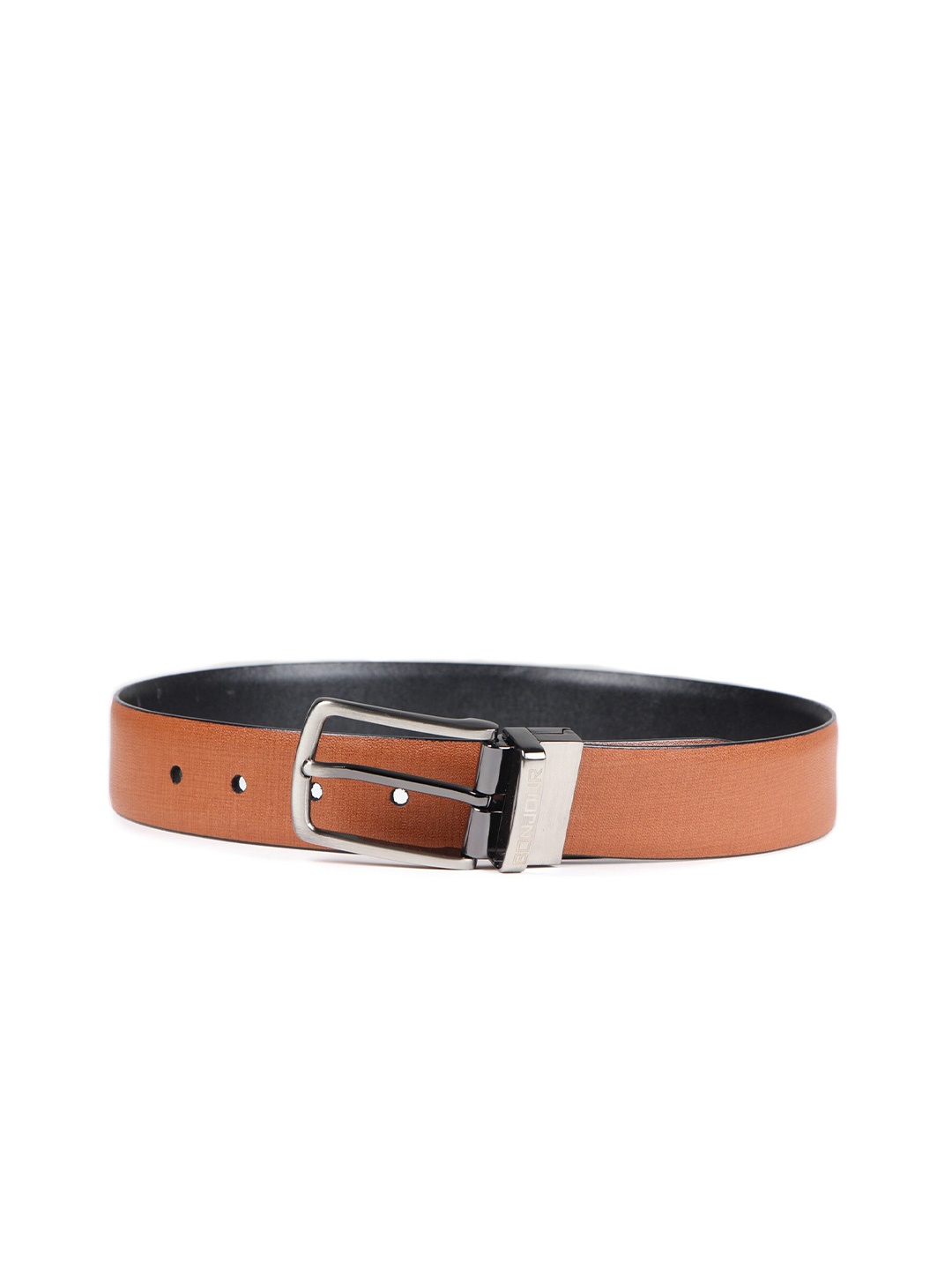 

Bonjour Men Leather Formal Belt, Tan