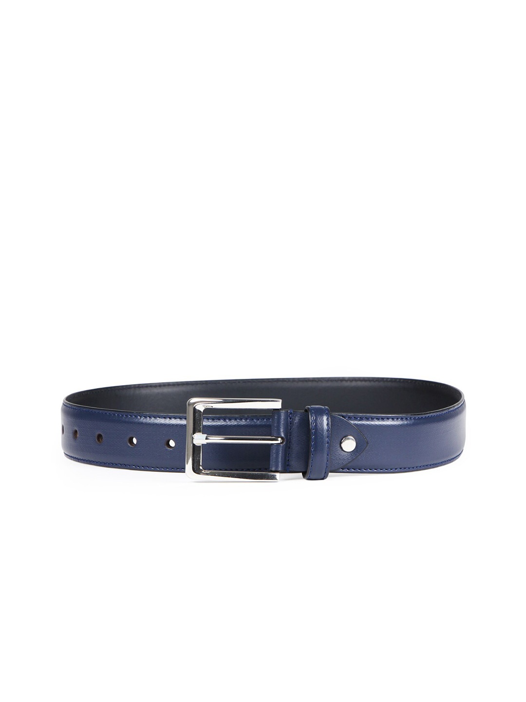 

Bonjour Men Leather Formal Belt, Blue