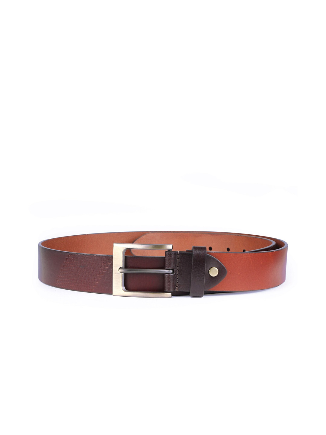 

Bonjour Men Leather Formal Belt, Tan