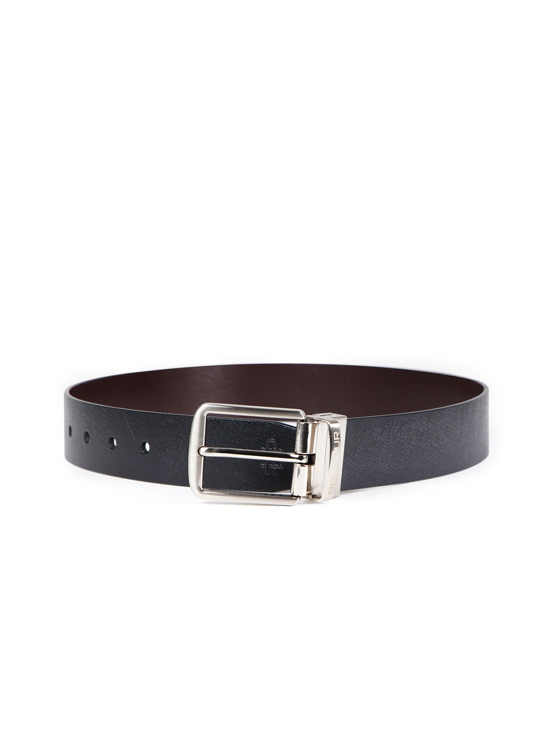 

Bonjour Men Leather Formal Belt, Black