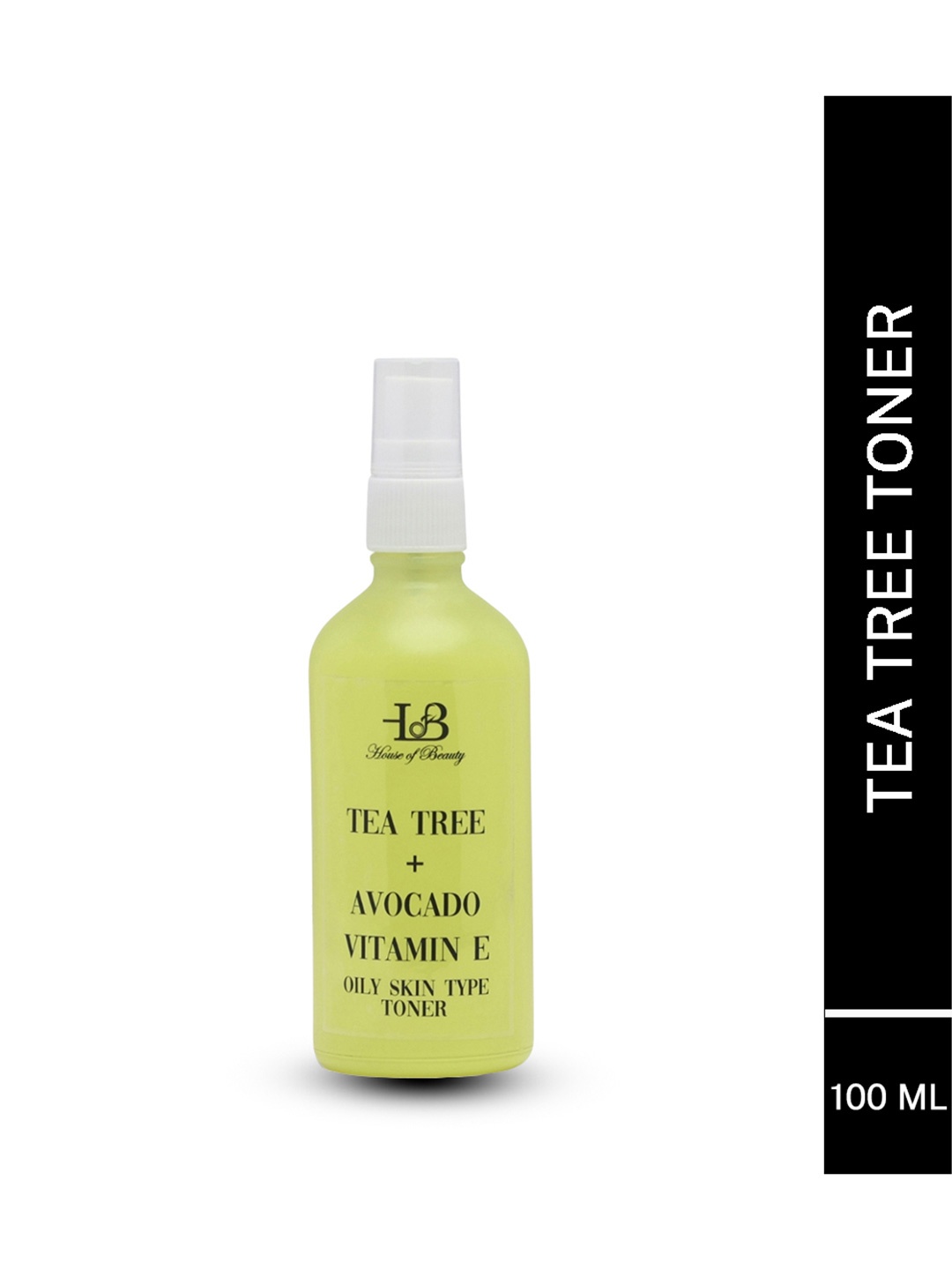 

House of Beauty Tea Tree Avocado Vitamin E Toner - 100ml, Green
