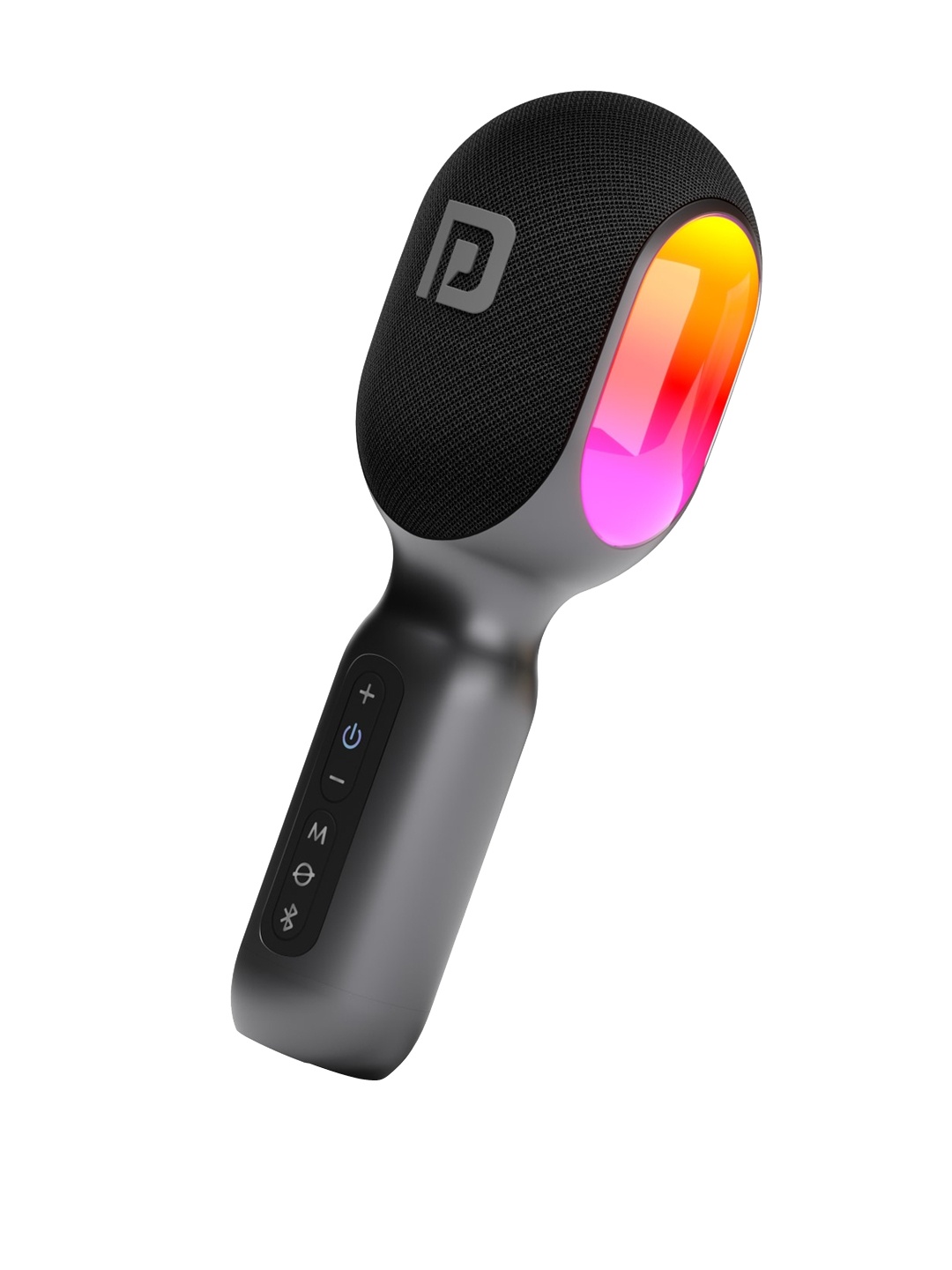 

Portronics 5 in 1 Portable Handheld Mic Speaker, Grey
