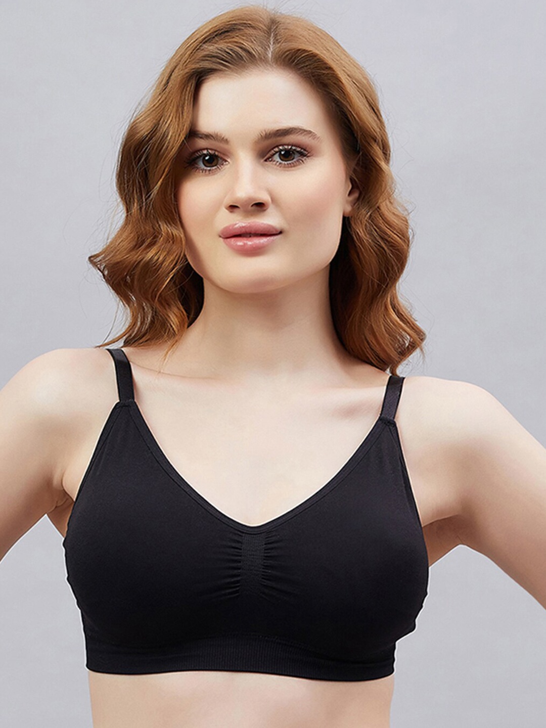 C9 AIRWEAR Full Coverage Seamless Everyday Bra With All Day Comfort, Black