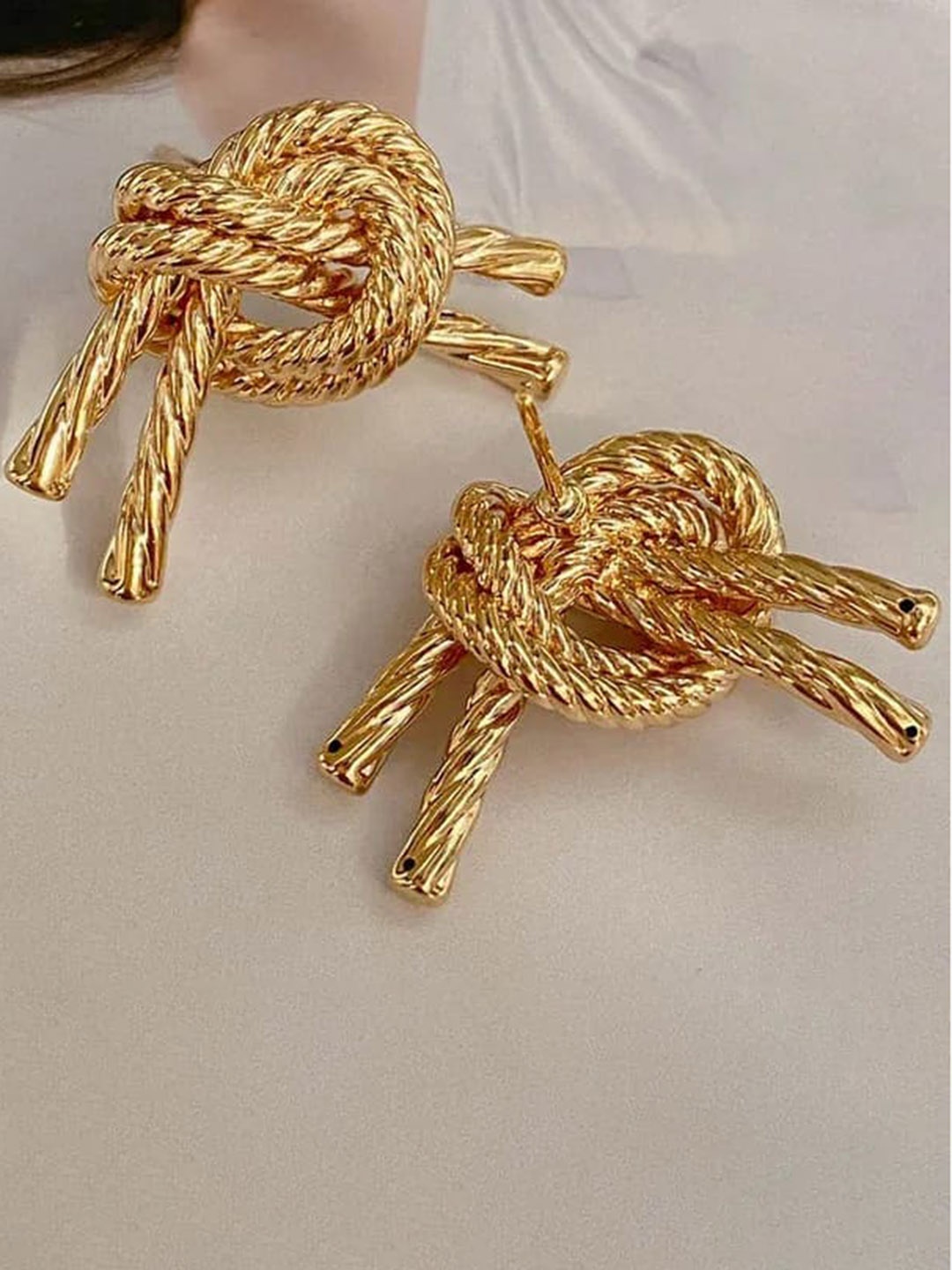 

KRYSTALZ Gold-Plated Classic Studs Earrings