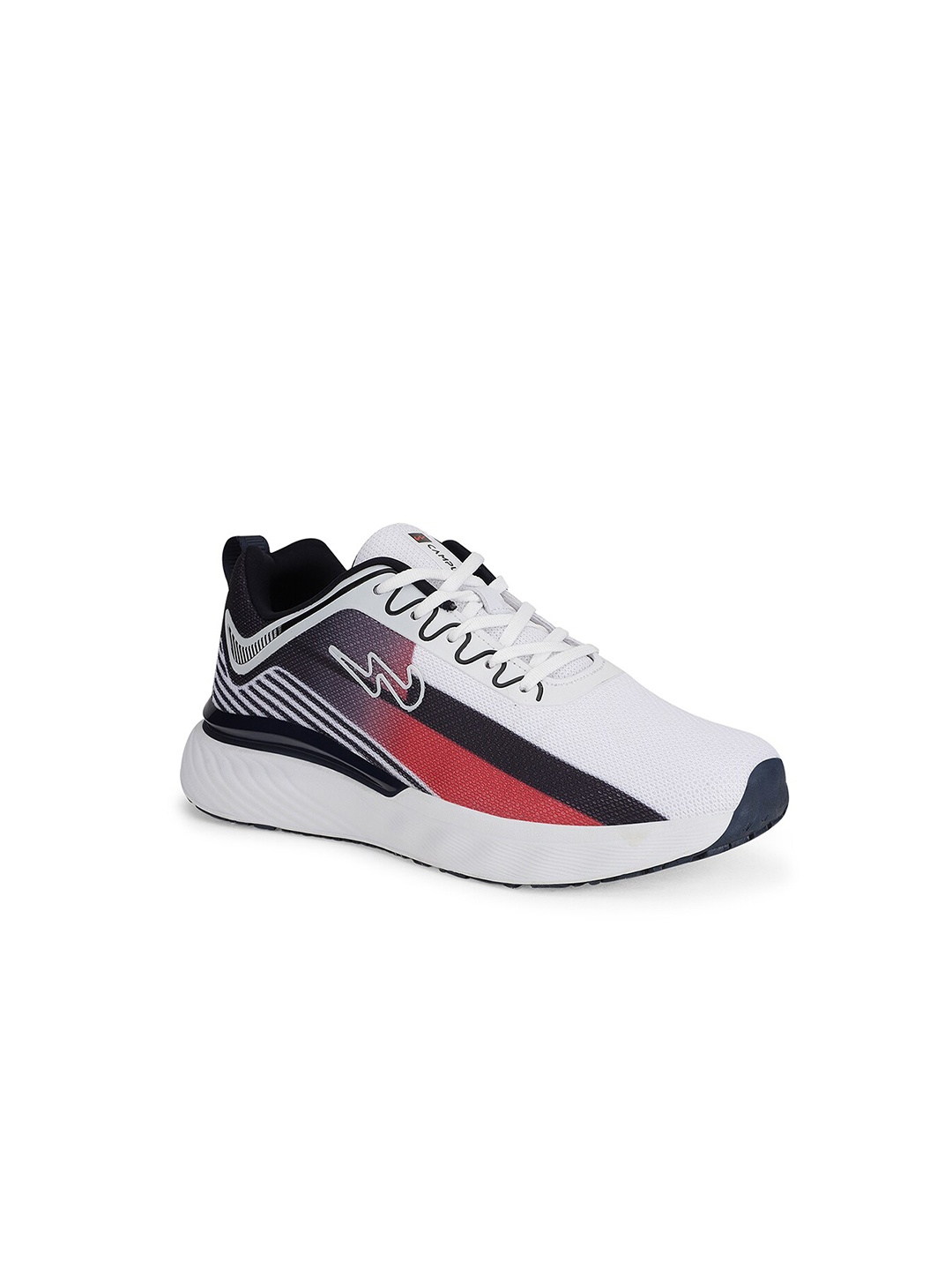 

Campus Men Mesh Running Marking Shoes, White