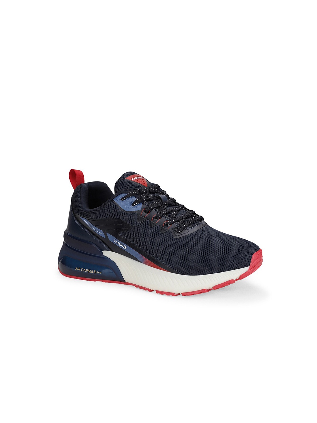 

Campus Men Mesh Running Marking Shoes, Navy blue