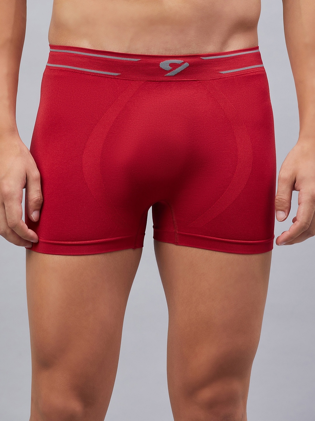 

C9 AIRWEAR Mid-Rise Sweat Absorbent Trunk 19804_DARKRED, Red