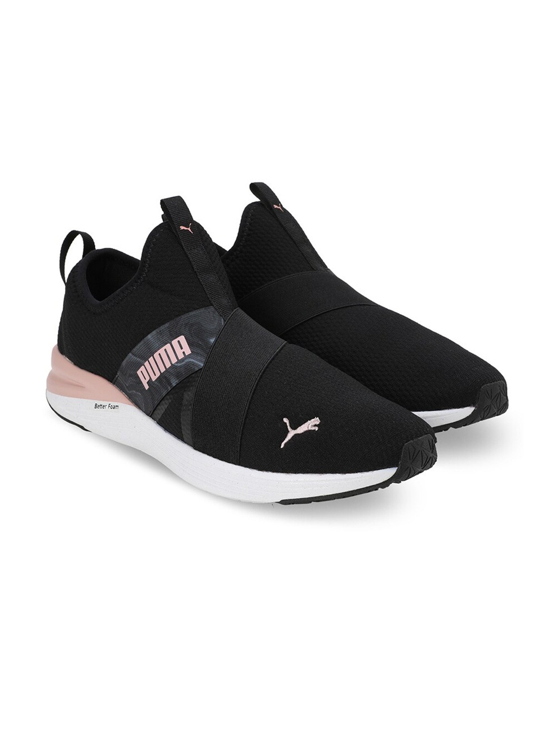 

Puma Better Foam Women Colourblocked Casual Sneakers, Black