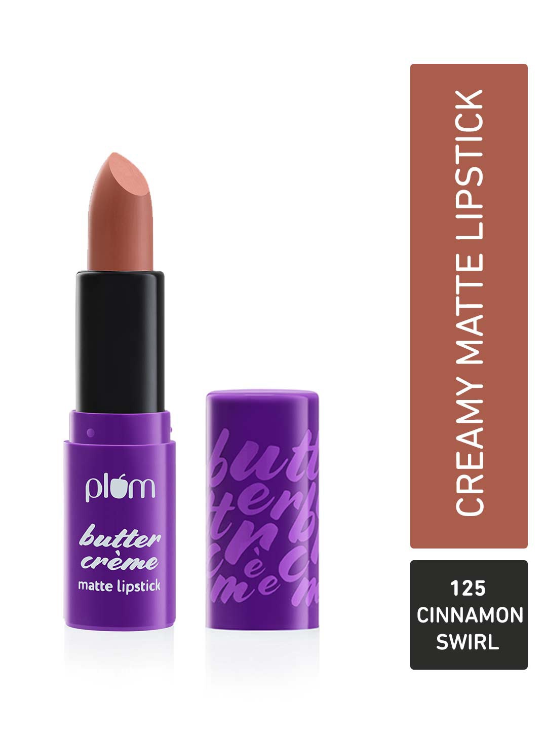 

Plum Butter Creme Highly Pigmented Lightweight Matte Lipstick - Cinnamon Swirl 125, Nude