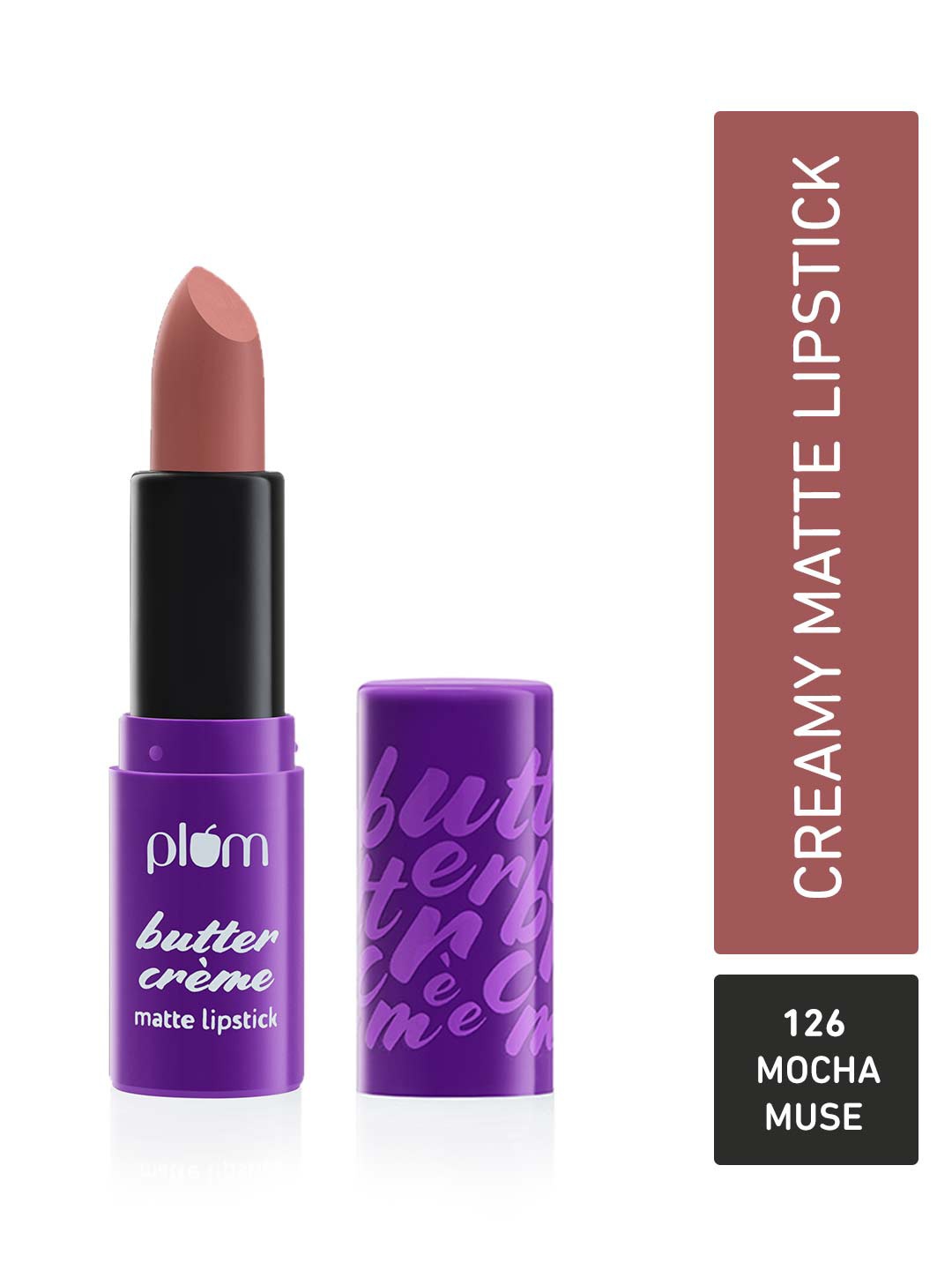 

Plum Butter Creme Highly Pigmented Lightweight Matte Lipstick - Mocha Muse 126, Nude