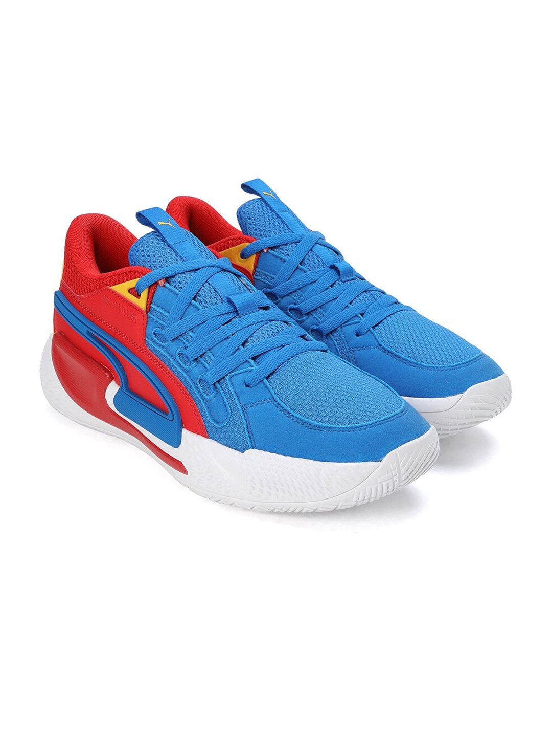 

Puma Unisex Court Rider Superman 85th Colourblocked Basketball Shoes, Blue