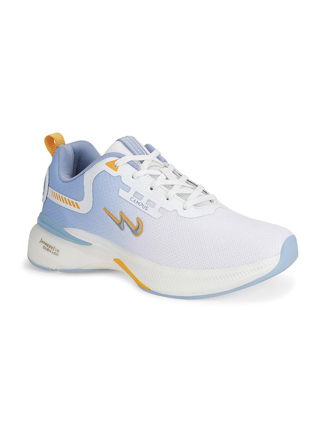 

Campus Men Mesh Running Marking Shoes, White