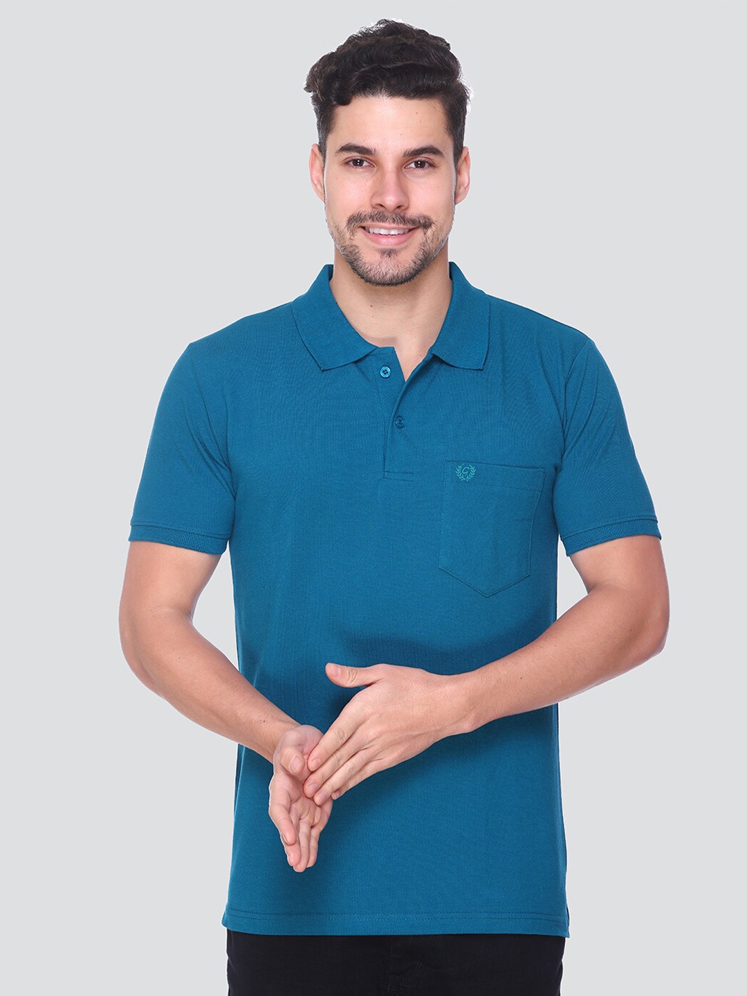 

GUYZ CLUB Polo Collar T-shirt, Green
