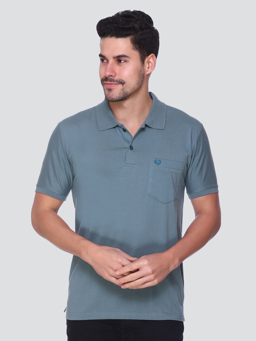 

GUYZ CLUB Polo Collar T-shirt, Green