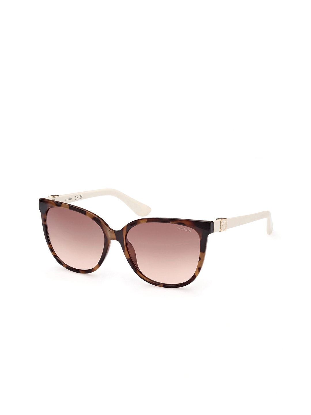 

GUESS Women Cateye Sunglasses With UV Protected Lens GUS786453F58SG, Brown