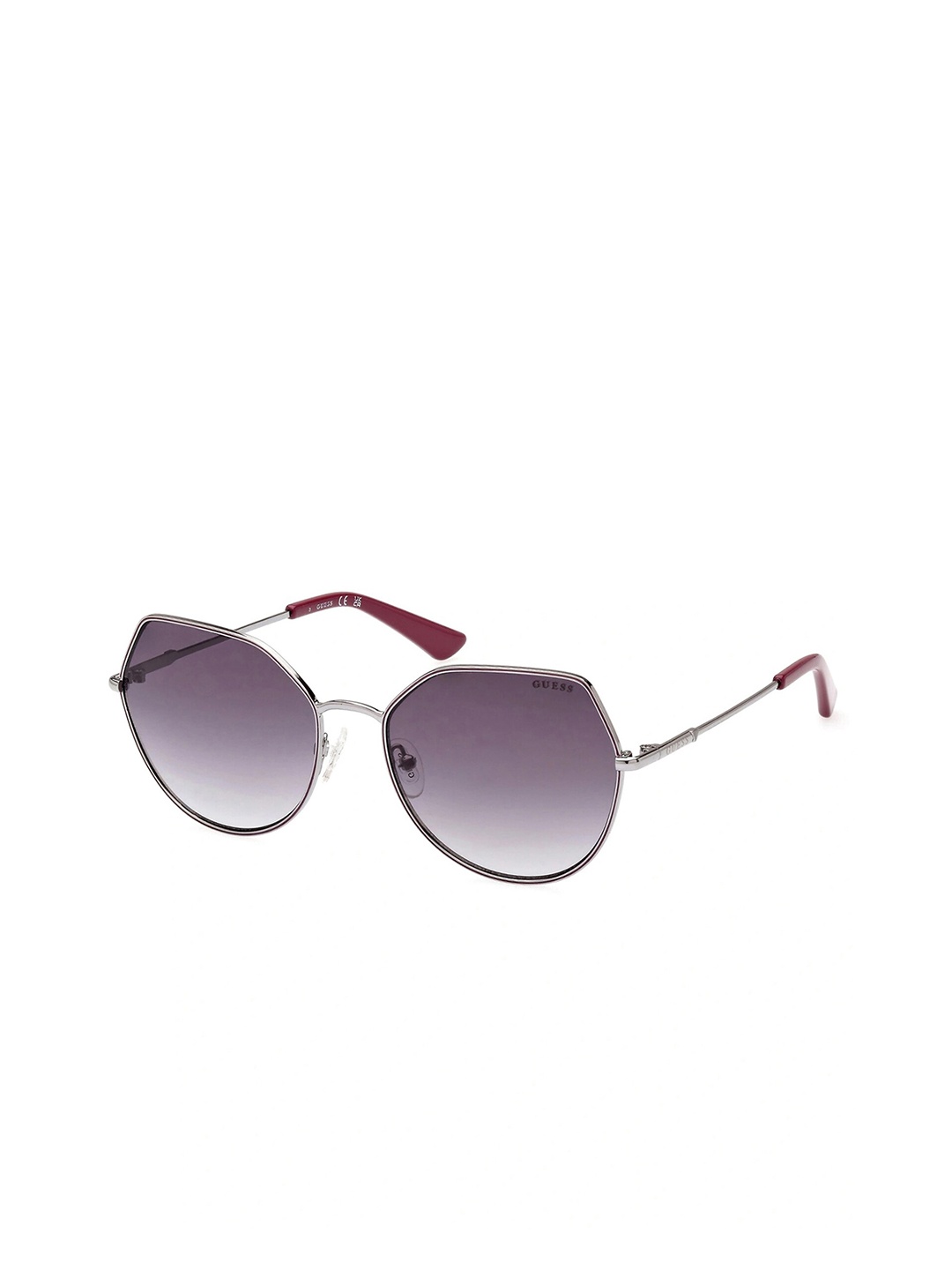 

GUESS Women UV Protected Lens Oval Sunglasses, Purple