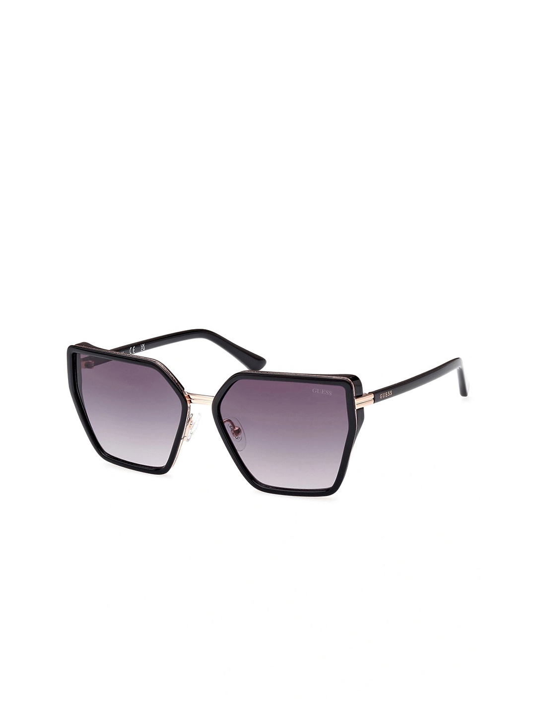 

GUESS Women Butterfly Sunglasses With UV Protected Lens GUS787101B59SG, Purple
