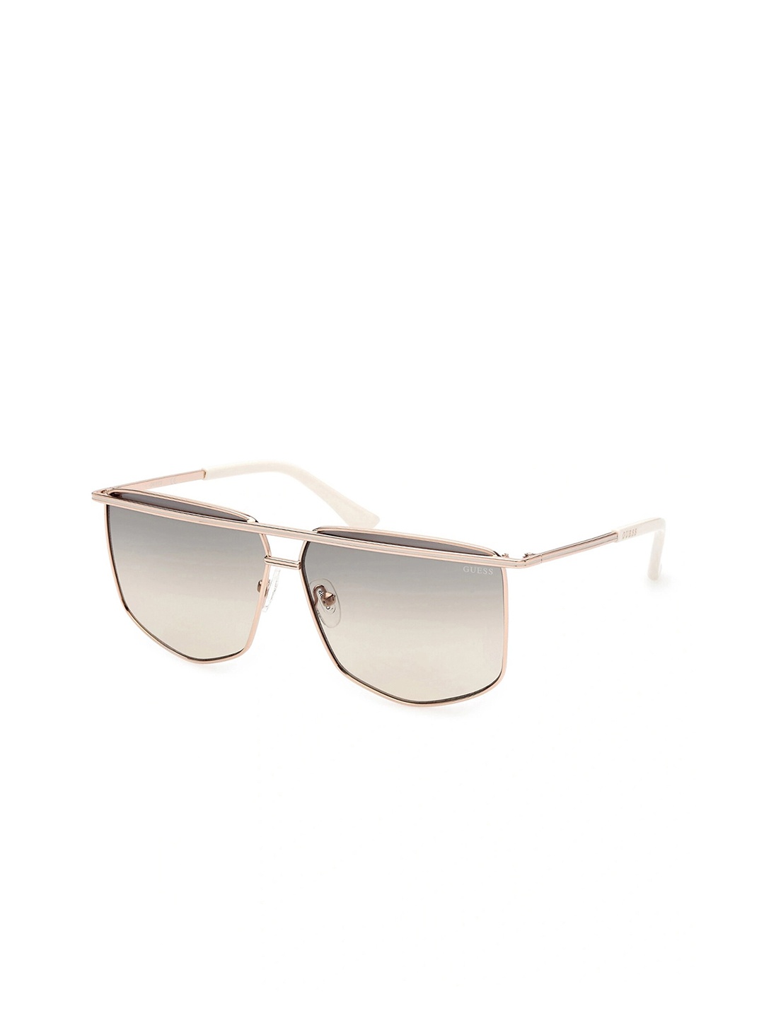 

GUESS Women UV Protected Lens Aviator Sunglasses, Grey