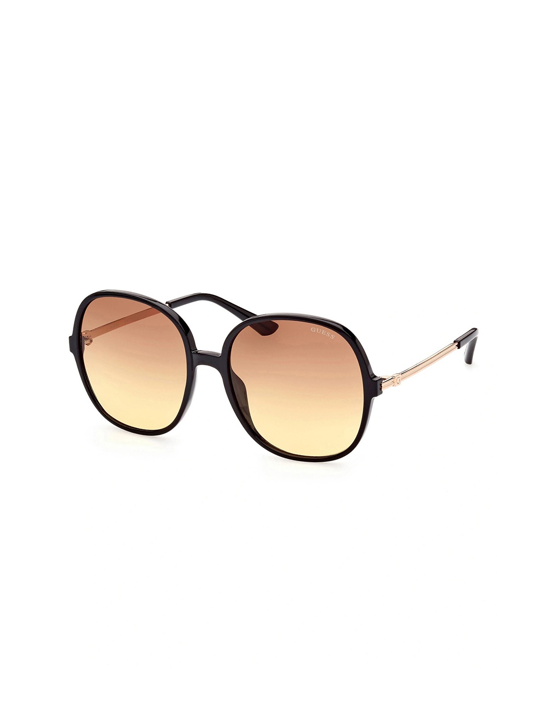 

GUESS Women UV Protected Lens Round Sunglasses, Brown