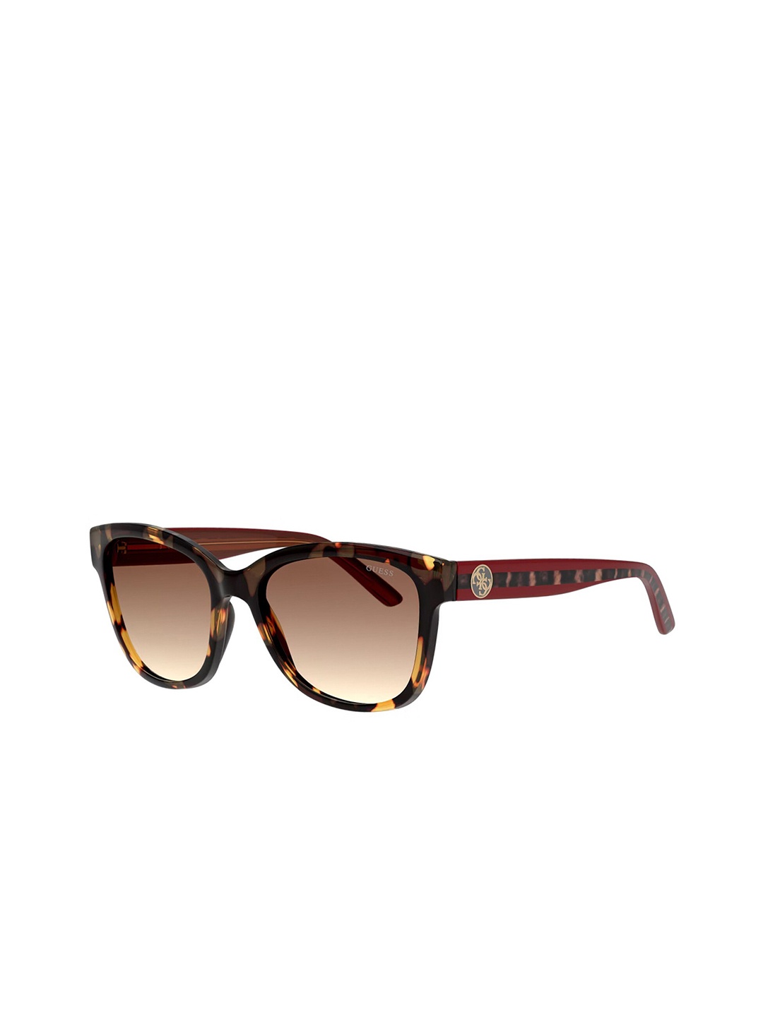

GUESS Women UV Protected Lens Square Sunglasses, Brown
