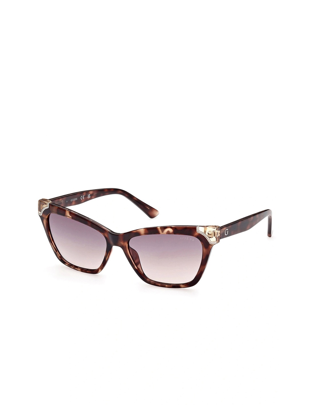 

GUESS Women UV Protected Lens Cateye Sunglasses, Purple