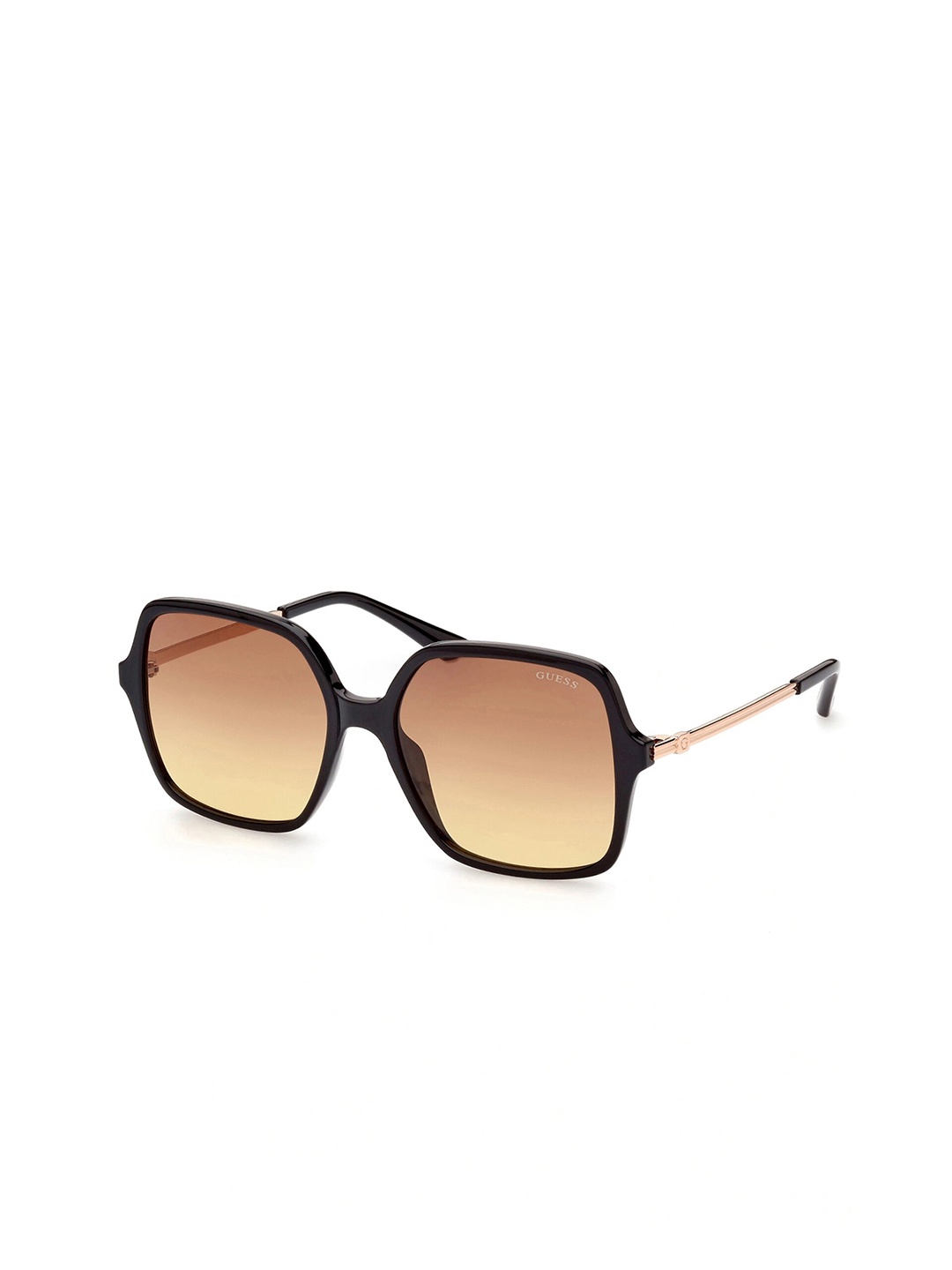 

GUESS Women Square Sunglasses With UV Protected Lens GUS78455701FSG, Brown